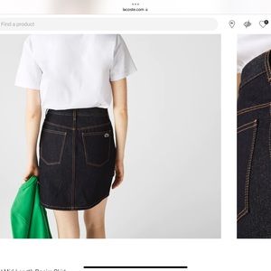Lacoste denim skirt